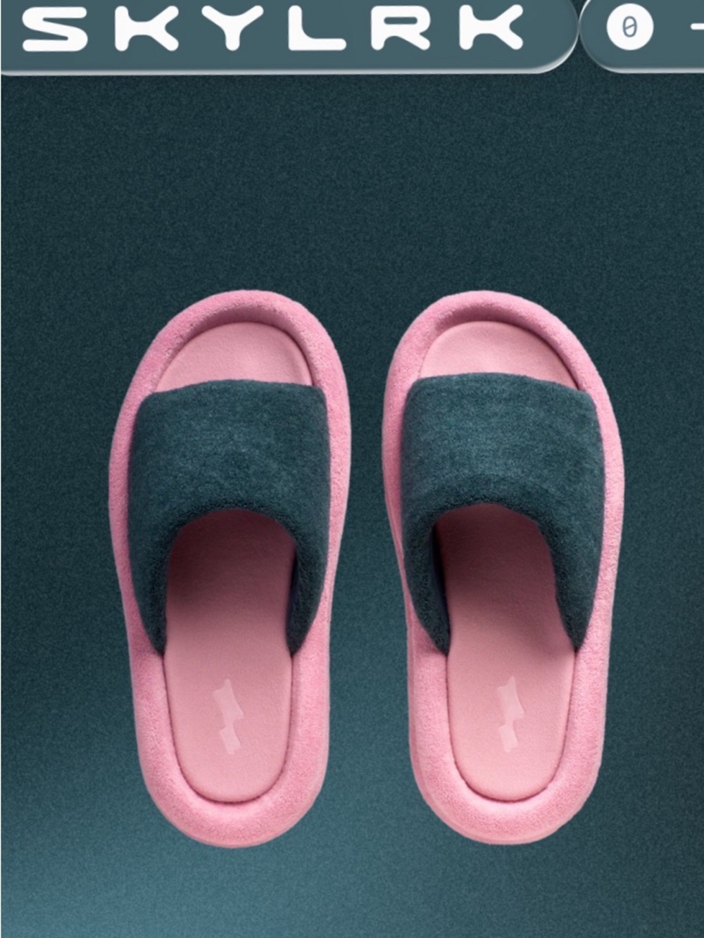 SKYLRK - JUSTIN BIEBER Pink & Charcoal Slide Sandals - SLIDE CITY HALLELUJAH!
